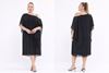 Immagine di CURVY GIRL CHIFFON DRESS WITH SPARKLES ON SHOULDER